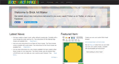 Desktop Screenshot of brickartmaker.com